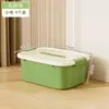 Caixa de armazenamento caixa de armazenamento doméstico caixa de armazenamento de brinquedos lanches caixa de armazenamento caixa de ferramentas caixa organizadora de plástico carro Portátil