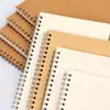 Bloc de Notas de Papel Kraft Diario de Estudiante Impresión Personalizada Cuaderno de Espiral Simple Libro de Registro Engrosado Personalización