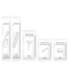 Set de cepillo de dientes y pasta de dientes desechable de alta gama para hotel, adecuado para su uso en hoteles y casas de huéspedes, con cabezal de cepillo de doble cara, empaquetado individualmente y diseñado para viajar.