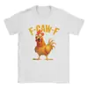 Camiseta Engraçada de Galo Macho Masculina Engraçada 100% Algodão Gola Redonda Manga Curta Camiseta Presente Roupa Criativa