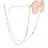 Cadena de aleación de esmalte colorido estilo europeo y americano para gafas de mujer 2024 Cadena geométrica de línea, accesorio simple para cadena de mascarilla