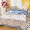 Colcha Fresca de Verano Colcha Fresca de Verano para Dormitorio Estudiantil Verano 2025 Nueva Colcha Delgada Colcha para Hogar con Aire Acondicionado No Algodón Algodón Puro