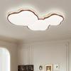 Lámpara de Techo para Sala de Estar Nogal Lámpara Principal para Recibidor Protección Ocular Nube Estilo Mid-Century Lámpara para Dormitorio Toda la Casa Lámparas de Decoración para el Hogar Zhongshan