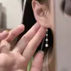 Pendientes Japoneses y Coreanos de Perlas Suaves con Borlas para Mujer, Pendientes Populares Nuevos, Lujo Accesible, Gama Alta, Elegantes, Pendientes Largos, Pendientes