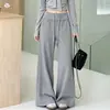 Pantalones para Niñas 2026 Otoño Nuevo Estilo Niños Medianos y Grandes Pantalones Casuales de Yoga Pantalones Ligeramente Acampanados Pantalones Deportivos Sueltos Pantalones de Longitud Completa