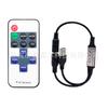 Luces de pintura de iluminación LED con radiofrecuencia 5-24V RF11, controlador monocromático con tecla, decoración de sonido, regulador de radiofrecuencia inalámbrico