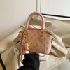 Primavera 2025 Nuevo Estilo Cesta de Verduras Cubo Bolso Pequeño Moda Femenina Bolso de Mano para el Trabajo Bolso de Hombro Cruzado de Moda
