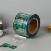Rolo de PVC Transparente Colorido Adesivo Autoadesivo Bopp Dupla Face Transparente Etiquetadora Automática Adesivo à Prova d'Água Etiqueta para Produtos Químicos de Uso Diário