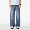 Fengshe Roupa Masculina / Marca moderna estilo americano, jeans casuais para homens, corte reto solto, calças de perna larga novas para a primavera de 2026