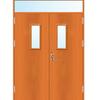 Porta de Aço Inoxidável com Impressão Térmica para Proteção Contra Incêndio, Porta Dupla Espessa para Edifício Comercial de Escritórios, Passagem Zhenjiang