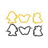 Molde de silicona para huevos fritos al por mayor, diseño de mariposa de dibujos animados, antiadherente, para tortilla de huevos escalfados, molde DIY, modelo de huevo frito