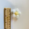 Broche de Flor Fofo Flor de Lã Tricotada Pinos Joias Roupas Bolsa Flor Pom Pom Pingente Corsage Acessórios