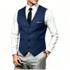 Chaleco casual para hombre 2026 transfronterizo, estilo coreano, corte ajustado, sin mangas, al por mayor