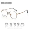 Gafas Artísticas con Borde Dorado y Armazón Pequeño para Mujer, Esenciales de Aspecto Natural 56027, Armazón Estilo Preppy para Rostro Pequeño, Armazón para Gafas de Alta Miopía