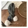 Bufanda Cruzada Infantil Estilo Coreano Otoño e Invierno Bufanda de Punto Estilo Bebé para Niños y Niñas Cubrecuellos Cálido a Prueba de Viento