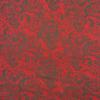 Tecido jacquard de seda dourada e prateada tingido em fio de poliéster algodão com flor grande, vermelho chinês, para casa, sofá, toalha de mesa e suprimentos para casamento