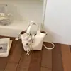 Bolso Cubo Minimalista de Color Sólido de Gran Capacidad 2026 Nuevo de Primavera Bolso de Mano Dulce y Elegante Bolso de Moda para Madre e Hija