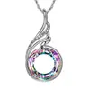 Europeu e americano Shijia criativo novos brincos de moda cross-border colorido cristal fênix brincos estilo étnico jóias pássaro morto-vivo