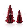 Enfeites de Árvore de Natal de Papel Decorações de Sala de Estar de Natal Casa Decorações de Mesa Dobrável Fácil Armazenamento Pequenos Enfeites de Corredor