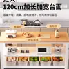 Estante de suelo multicapa para barra de bar, mesa estrecha con estantes, mesa de comedor, mesa divisoria para sala de estar, mesa larga simple de ocio para balcón