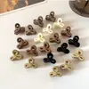 Mini pinza para el pelo de tono marrón transfronteriza, pinza pequeña de princesa para el pelo, pinza para flequillo, accesorio para el pelo, pasador