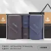 Jialiya Toalla Algodón Puro Caja de Regalo Juego de Cuatro Piezas Souvenir Regalo de Agradecimiento Regalo de Empresa Beneficios para Empleados Logo Bordado