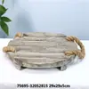 Grande Coleção de Produtos Únicos - Design Criativo Antigo Rústico Madeira Maciça Enfeites Decorativos Vasos de Flores para Pátio de Madeira Zakka Mercearia
