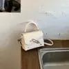 Bolso Pequeño Cuadrado Rosa de Alta Gama Nuevo 2026 para Mujer, Bolso Cruzado Simple Versátil, Bolso de Mano, Bolso de Hombro de Moda para el Trabajo