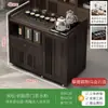 Mesa de té móvil, mesa de té pequeña, gabinete de té para el hogar con ruedas, carrito de té, mesa de té Kung Fu, tetera, juego de bandeja para juego de té integrado