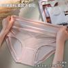 Ropa Interior de Seda Helada para Mujeres Embarazadas Primavera y Verano Cintura Alta Transpirable Encaje de Alta Calidad Antibacteriano Embarazo Tardío Shorts Maternales de Escuela Secundaria talla grande