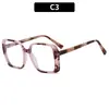 Gafas planas cuadradas con montura TR90 anti-luz azul, mismo estilo que las famosas de Internet, montura para gafas de miopía a juego retro para mujer