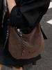 Bolsa Tote Retrô Simples Transfronteiriça Moda Feminina Nova Bolsa de Mão Versátil para o Trabalho Bolsa de Ombro Bolsa de Braço de Alta Qualidade