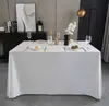 Mantel personalizado satén tacto de lujo ligero mantel para mesa de conferencias salón evento de banquete mesa de postres mantel para mesa de salón de belleza