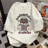 Camiseta de Manga Corta Versátil Holgada Estilo Retro Americano Nicho para el Trayecto de Verano Unisex Estilo Pareja Ins Tendencia Casual