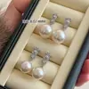 Pendientes Colgantes de Plata de Ley S925 con Perla Swarovski Clásica Estilo Princesa Diana con Circonita Microincrustada, Pendientes de Estilo Popular Novedad 2025 con un Ambiente Elegante