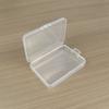 Caja de Almacenamiento de Plástico Transparente Caja para Papelería Ferretería Caja para Equipo de Pesca Caja para Empaque de Joyería Tarjetas de Identificación Caja de Almacenamiento Organizadora de Escritorio