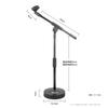 Suporte de Mesa com Elevação de Disco para Uso Doméstico, Luz de Preenchimento Multifuncional para Câmera de Celular para Transmissão ao Vivo para Celulares Duplos