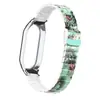 Adecuado para Correa Xiaomi Mi Band 8, Pulsera Estilo Hebilla de Eslabones de Bambú de Acero Inoxidable, Caja de Metal, Correa Xiaomi Mi Band 7