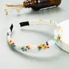 Diadema Harmony Diadema de Cristal con Perlas Estilo Barroco Europeo y Americano Color Mixto Dulce Versátil Diadema de Borde Delgado de Cristal para Mujeres