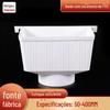 Balde de chuva quadrado de plástico PVC balde de pia balde de conexões para tubos de drenagem PVC-U fabricantes atacado