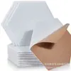 Fornecimento Transfronteiriço de Adesivos de Parede de Placa Acústica Hexagonal de 12 Peças, Absorvente de Som e Redutor de Ruído, Decoração de Parede, Placa Acústica de Fibra de Poliéster