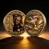 Monedas Conmemorativas de Aleación Modelo Nuevo Transfronterizas, Insignias Conmemorativas del Ejército de Comercio Exterior, Souvenirs Coleccionables, Monedas Conmemorativas de Metal con Relieve 3D