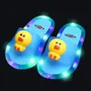 Chinelos Infantis Verão Abertos Crianças Indoor Antiderrapante Doméstico Princesa Bebê Bebê 1-3 Anos 2 Chinelos para Meninos e Meninas