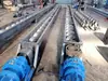 Transportador de Tornillo sin Fin de Acero Inoxidable 219 Alimentador de Tornillo Tubular Cemento Mortero Tipo U Vuelo de Tornillo sin Eje