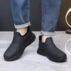 Zapatos Deportivos Casuales de Algodón para Caminar para Adultos Mayores, Nueva Colección Otoño e Invierno, Suela Suave, Resistentes al Desgaste, Cómodos, para Exteriores, Slip-on, Zapatos de Papá