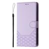 Adecuado para Funda de Cuero Samsung S25, S26Fe Relieve Panal Tridimensional Ranura para Tarjetas Billetera Antirrobo Protección Deslizante Funda M54 Color Sólido