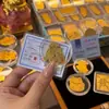 Pegatina para Teléfono Móvil de Oro Puro 999 Princesa Hazte Rica Foil de Oro Hazte Rico Rápido Pegatina para Refrigerador Año de la Oveja Ten Dinero para Gastar Tarjeta de Oro Regalo