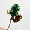 Decoración Navideña Agujas de Pino Árbol de Navidad Artificial Colgante de Piña Caja de Regalo para Empaquetar DIY Accesorios de Decoración Agujas de Pino Navideñas