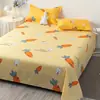 Sábana de una pieza invierno funda de edredón individual 1.5 metros dormitorio estudiantil estilo ins algodón lavado con agua pura funda de almohada individual juego de tres piezas