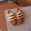 Sapatos Versáteis de Solado Macio para Crianças Estilo Coreano Camurça Sapatilhas Pequenas Sapatos de Couro Lançamento Primavera & Outono 2025 Meninas Estilo Coreano Sapatilhas Antiderrapantes
